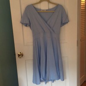 Blue Wrap Dress